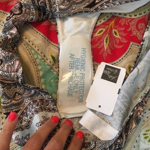 { Zimmermann } Henna Print Balcony Bikini - Picture 5 of 5
